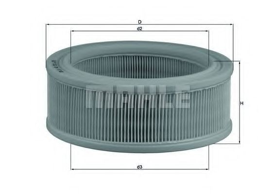 El filtro de aire Mahle Original LX140 precio, desde 5,44 EUR